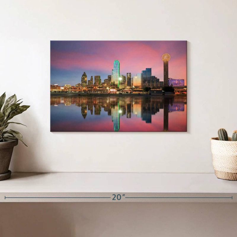 «Sirci Amazing Dallas Skyline», H 8 po x l 12 po
