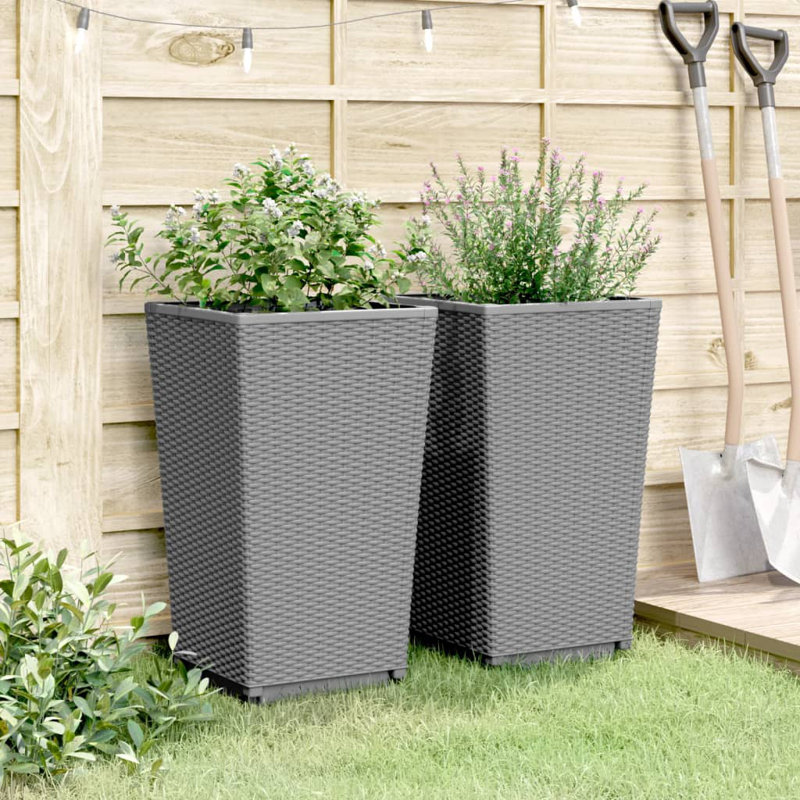 Aishini Pot Planter, Light Grey