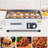 22" Commercial Electric Griddle, Stainless Steel Electric Flat Top Griddle, Adjustable Temperature Control 122°F-572°F Countertop Griddle for Home Restaurant-126274412