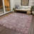 Machine Washable Indoor/Outdoor Xhevrie Blush Rug-815558238