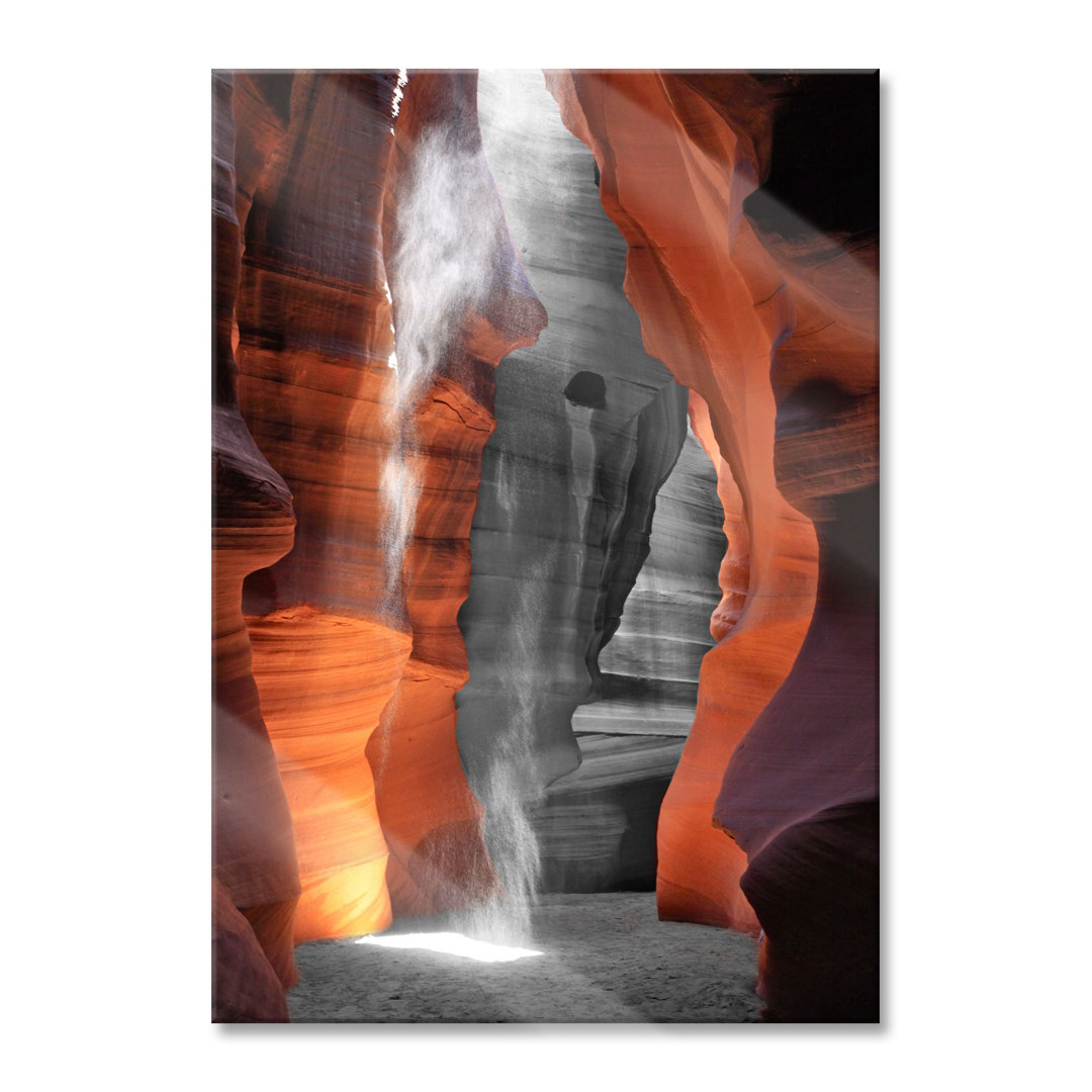 Glasbild Prächtiger Antelope Canyon