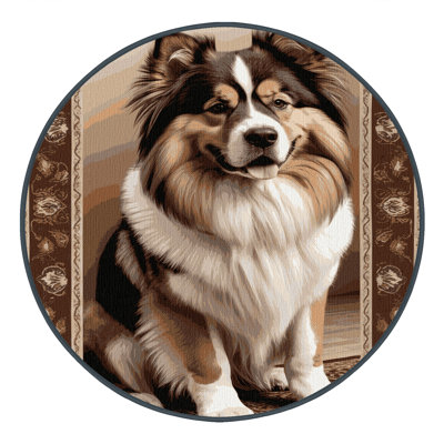 Washable Manchurian Cats Area Rug