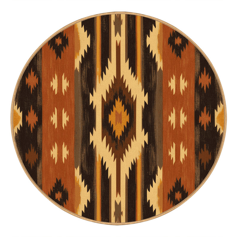 Terra Horizon Rug, Round 4'