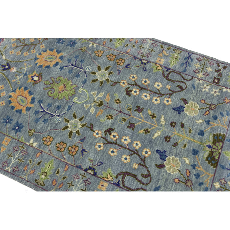 Tapis oriental Oushak Chobi, Rectangle 2 pi 11 po x 5 pi 1 po 