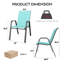 Chaises de patio Calloway avec design ergonomique, tissu imperméable Teslin-124513362-124513364