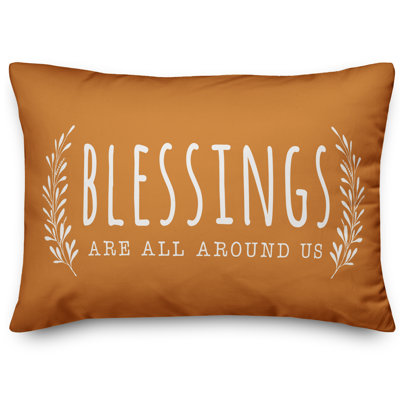  Coussin Blessings Are All Around Us