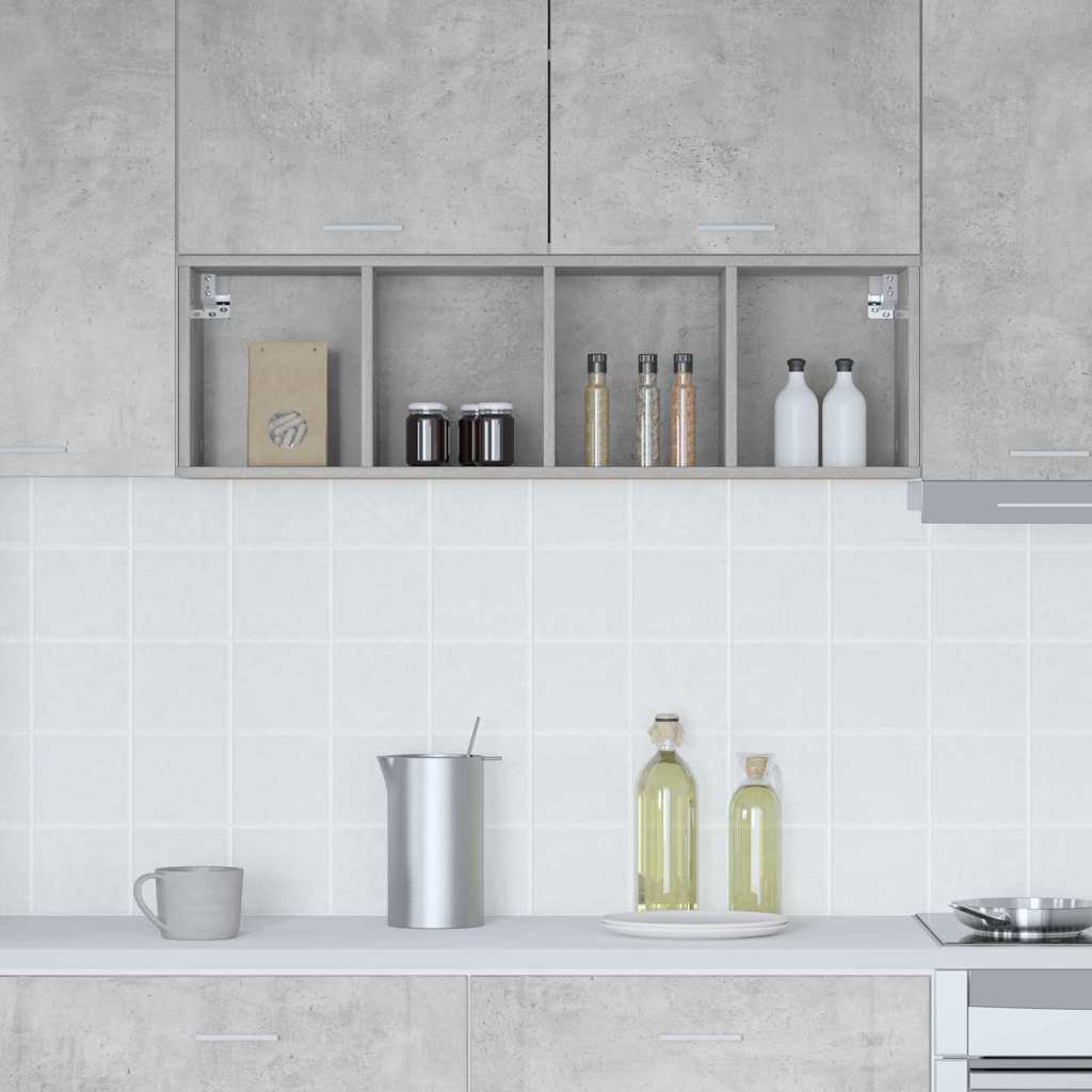 Vidaxl Hanging Cabinet With Storage Riga Old Wood 30 X 29.5 X 100 Cm