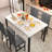 Janece 5 - Piece Dining Set with Velvet Upholstered Dining Chairs-1723959340-1692323360