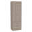 Double Door Cabinet, Two Drawers, Metal Handles, Rod, Light Gray