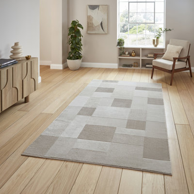 Celerino Rectangle Geometric Washable Area Rug