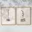 «Vintage Floral LX», impression giclée sur cadre - ensemble de 2-1949401034-1949401036