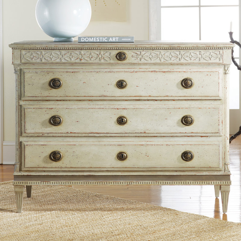 Gustavian 4 - Drawer Dresser
