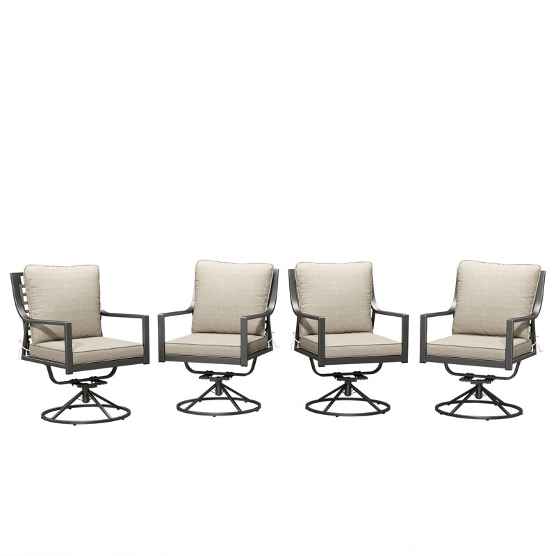 Swivel Outdoor Patio Dining Armchair