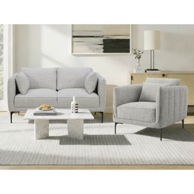Rae 2-Piece Linen Living Room Set