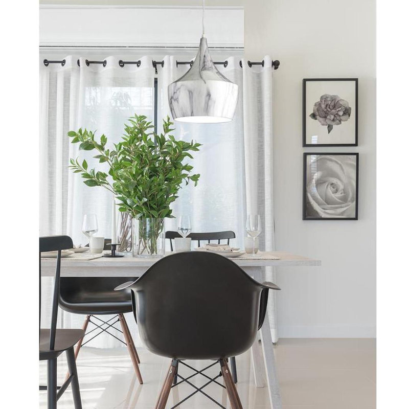 Romona 1 - Light White Teardrop Pendant