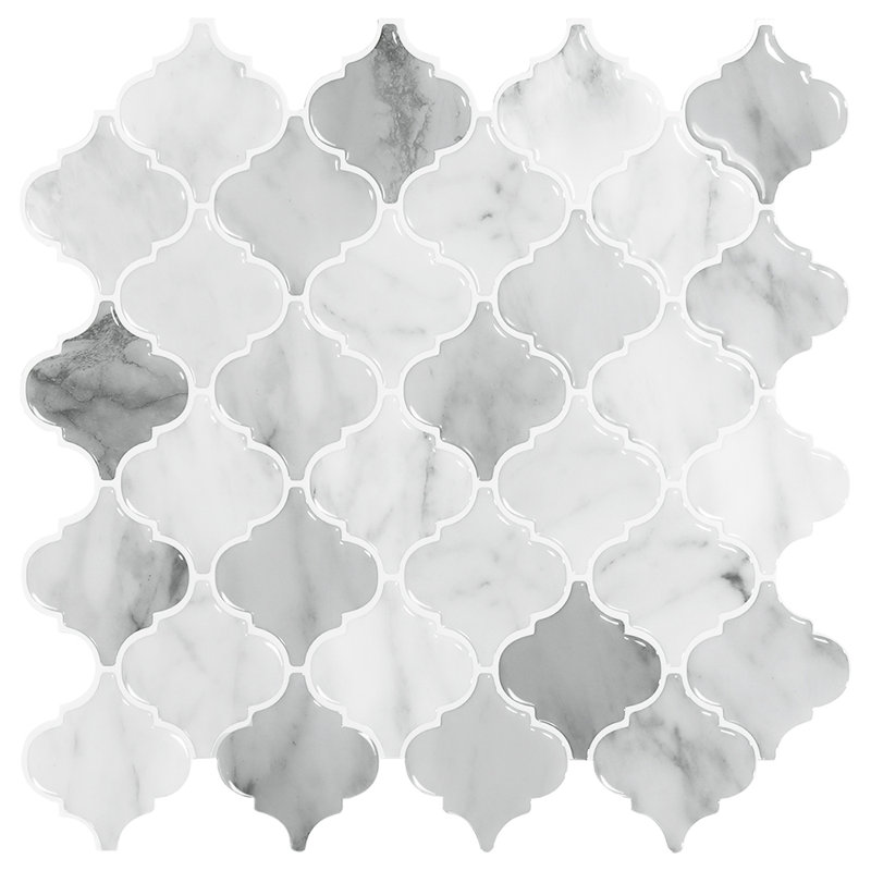12 in. W x 12 in. L Fireplace Surround and Shower Peel and Stick Mosaic Tile