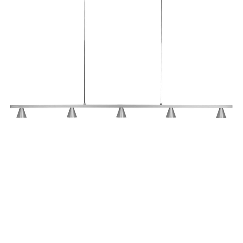 Elegante 47'' Brushed Nickel LED Kitchen Island Linear Pendant