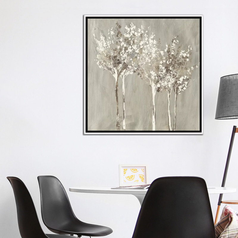 "Sombre" par Allison Pearce, reproduction d’art, Toile blanche encadrée, Pas de tapis, H 37 po x l 37 po x P 1,5 po