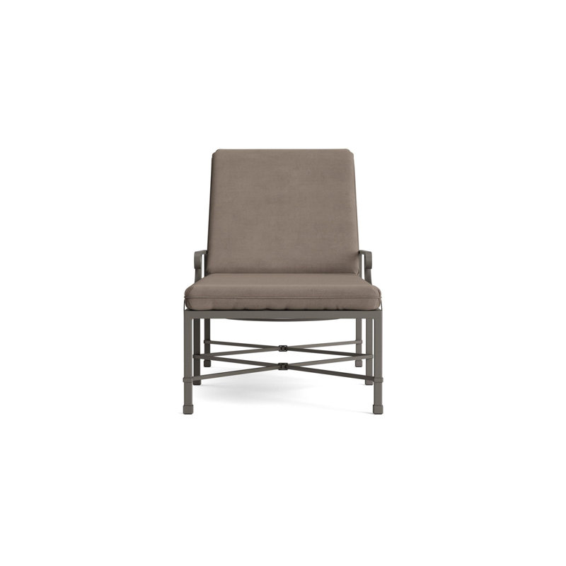 Venetian Outdoor Chaise Lounge, Mica, Fusion Natural