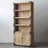 Modern Burlywood Solid Wood China Cabinet