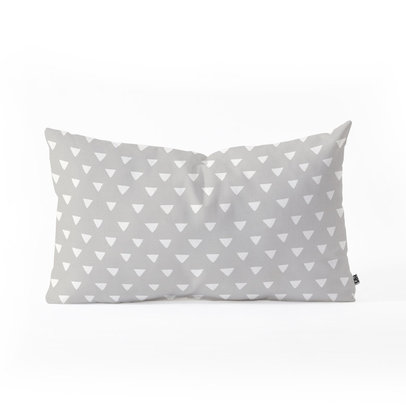 Coussin lombaire intérieur/extérieur à confetti géométriques bianca, H 14 po x l 23 po