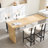 Modern Upholstered Counter Stool With Backrest, Beautiful Low Barstool For Kitchen Island, Bar And Counter-1691899665