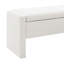 Banc de rangement moderne en lin avec repose-pieds pour chambre à coucher avec rangement spacieux et siège confortable-128632725