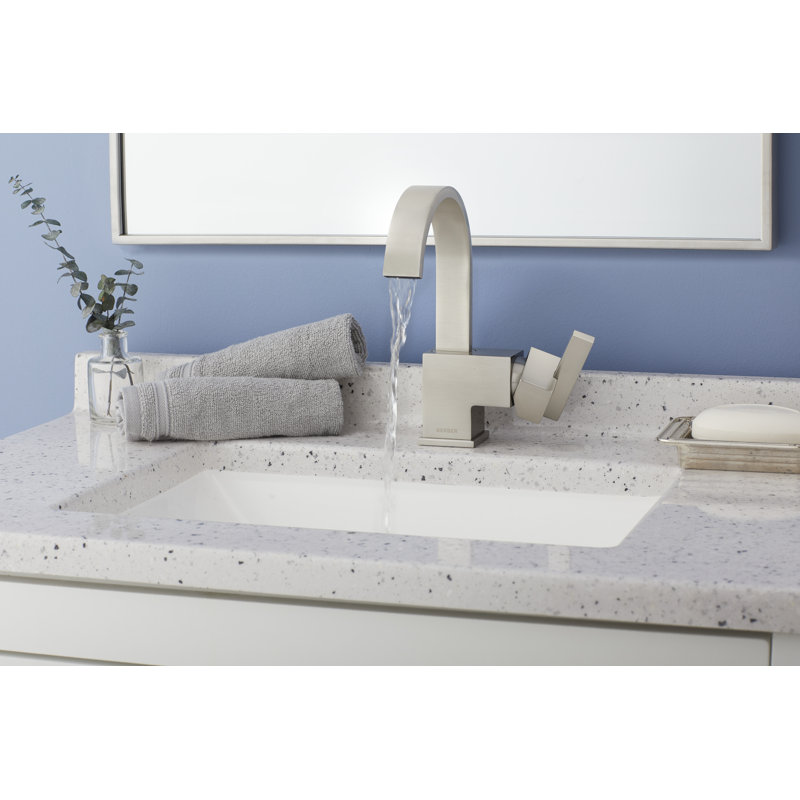 Sirius Single Hole Bathroom Faucet, Brushed Nickel