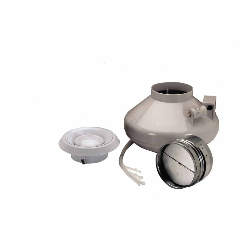 Ensemble de ventilateur à distance en ligne, 130 pi³ / min