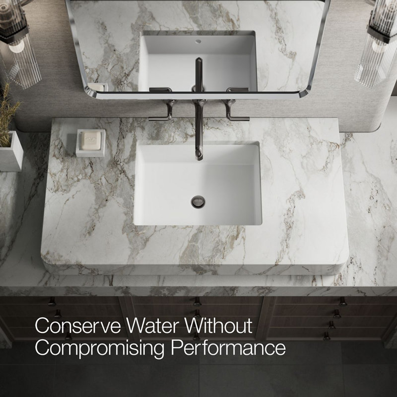 Occasion Wall-Mount Bathroom Sink Faucet Lever Handle Trim, Titanium