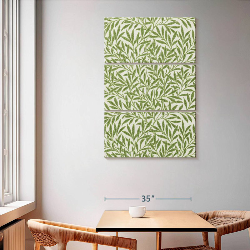 Kerner Willow Pattern, 65" H x 42" W