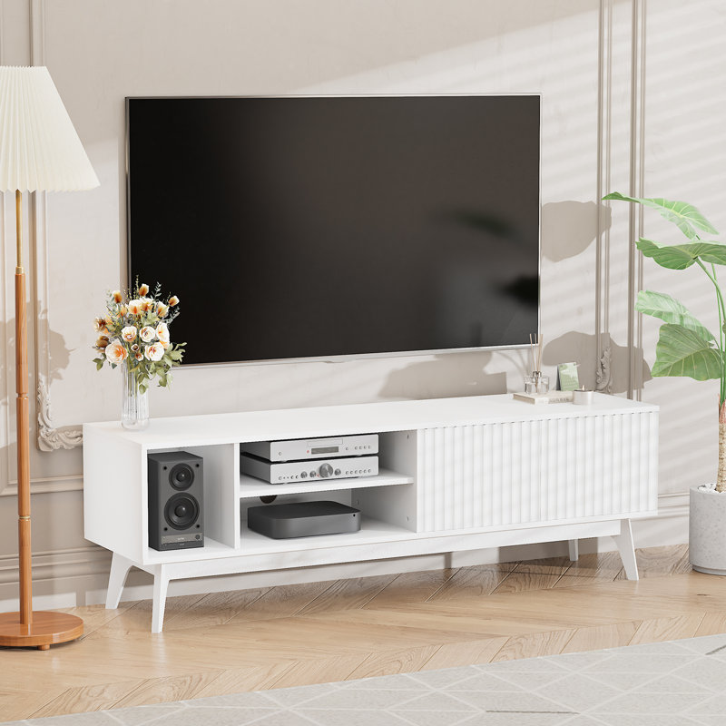 Harkness TV Stand for TVs up to 60", White