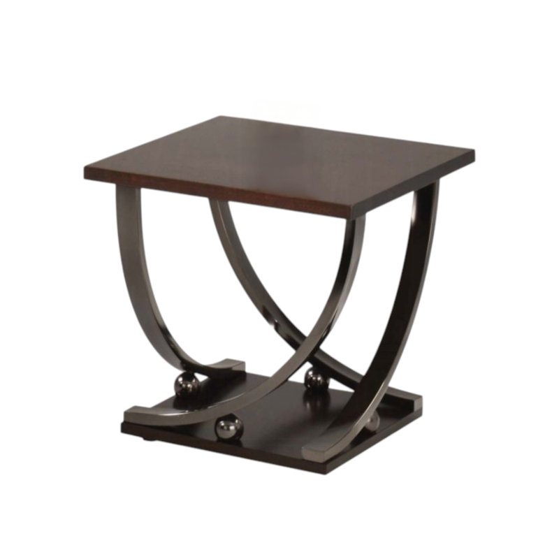 Table de bout avec rangement Akiel