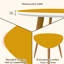 Ensemble de 2 tables basses gigognes Triangle-130624152