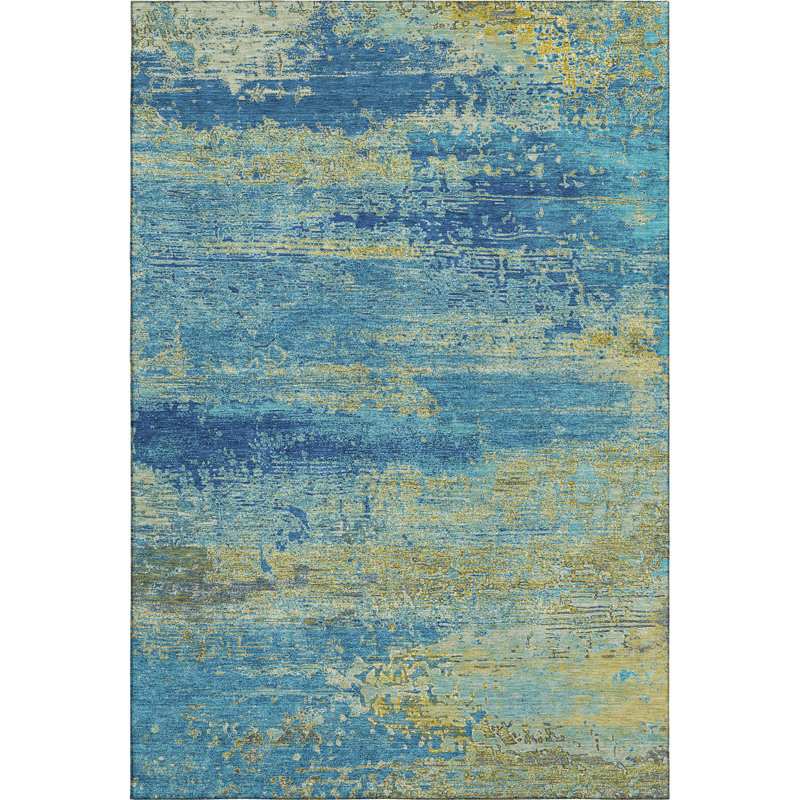 Premium Machine Washable Otte AMF1777 Modern Rug, Rectangle 10' x 14'