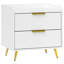 50cm W Engineered Wood Bedside Table-810767665