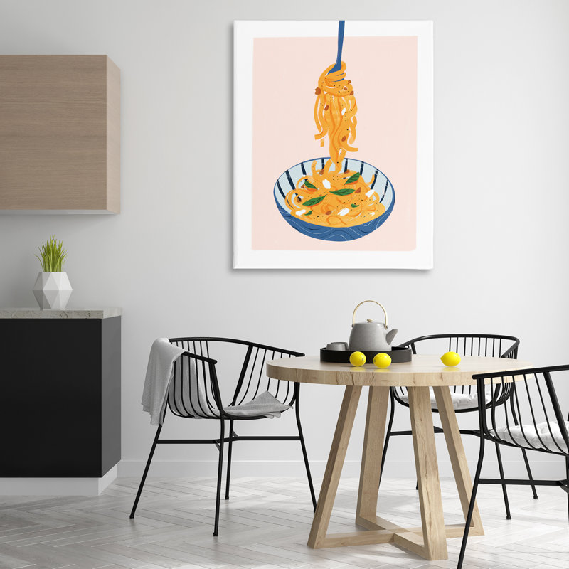 Art moderne sur toile Modern Pasta Bowl par Marina Astudillo, H 48 po x l 36 po