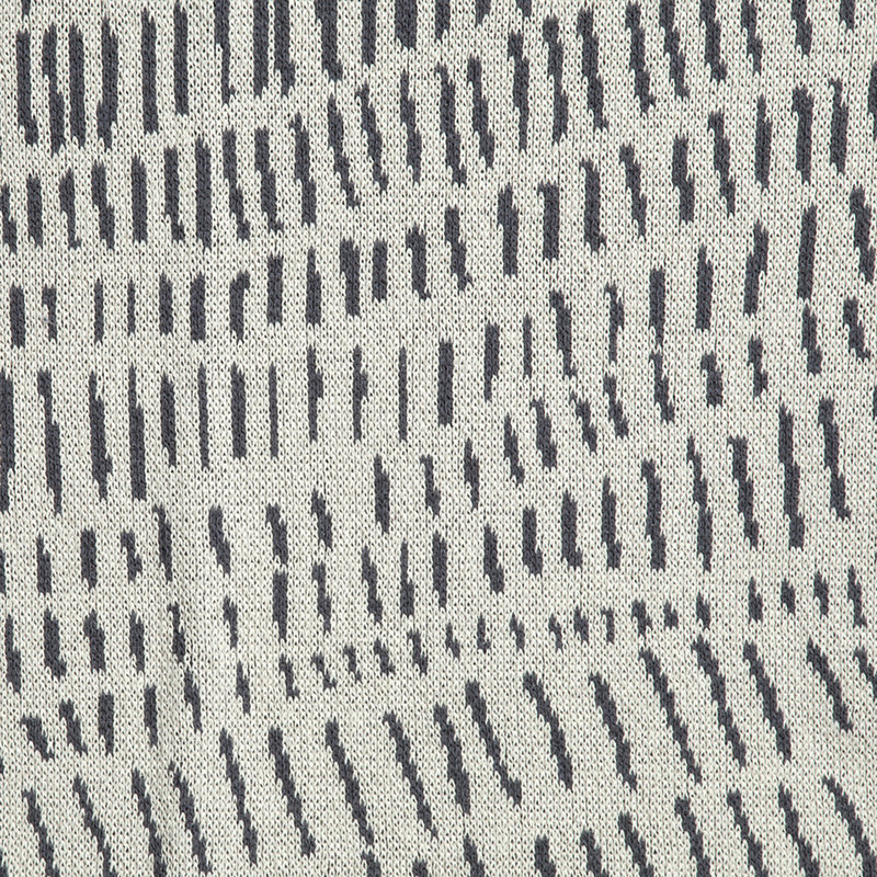Runa Knitted Throw Blanket, Light Gray
