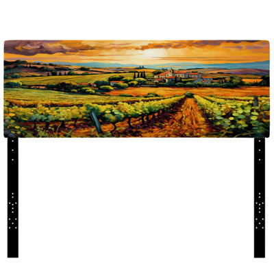 Tête de lit tapissier Vangogh