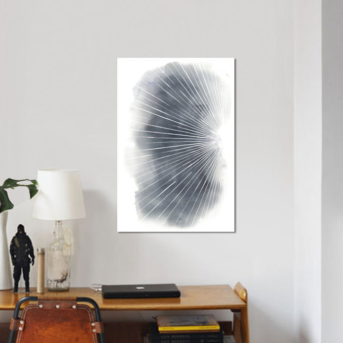 «Rays I», reproduction sur toile, H 26 po x l 18 po x P 1,5 po, Toile tendue, Pas de tapis