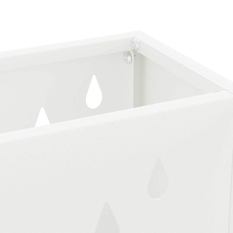 Latitude Run Steel Storage Tub & Tote, White