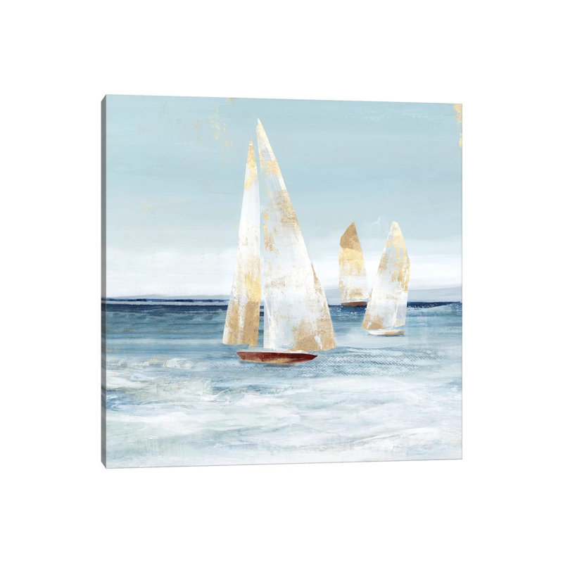 Mainsail II by Isabelle Z - Painting on Canvas, Wrapped Canvas, 93.98 cm H x 93.98 cm W x 1.91 cm D
