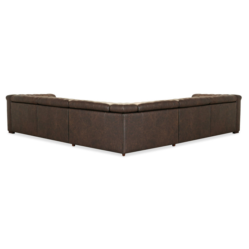 MS Upholstered Power Reclining L-Shaped Sectional Reversible