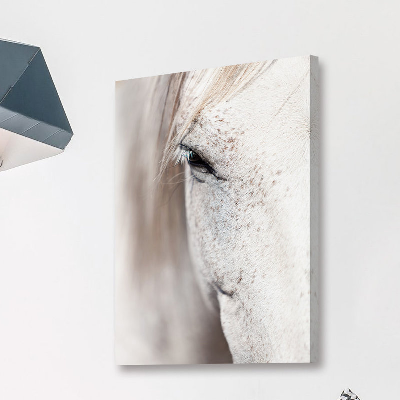 Horse Eye - Print on Canvas, 18" H x 12" W x 1.5" D