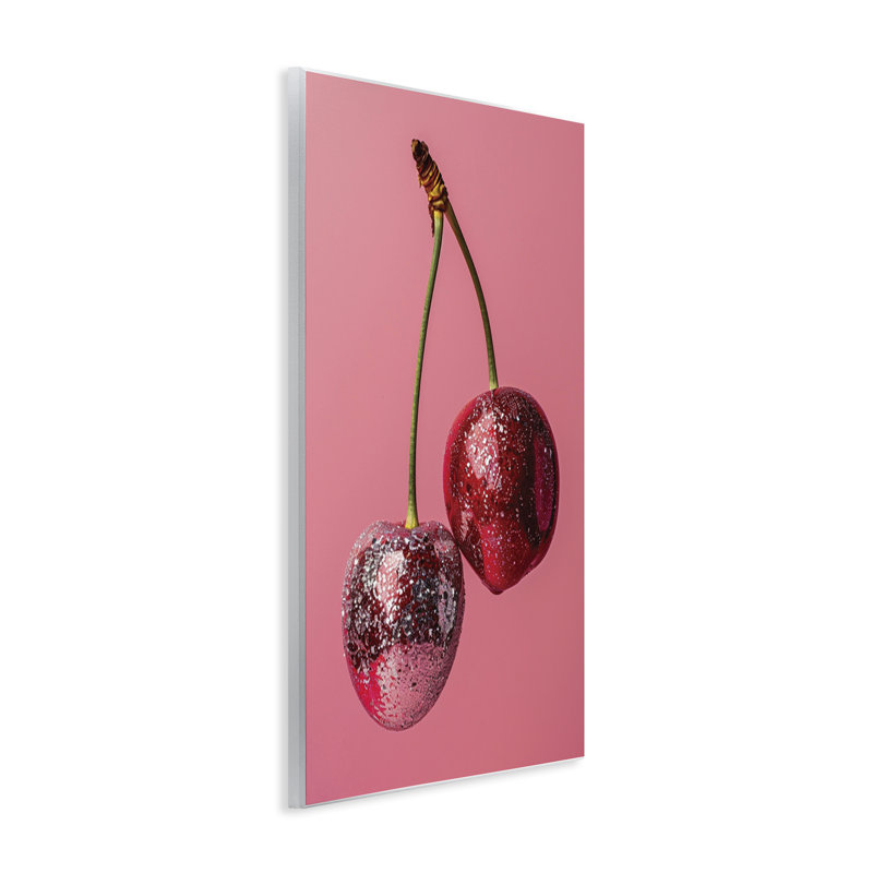 «Dazzling Cherry pair», plaque par LSR Design Studio, H 15 po x l 10 po