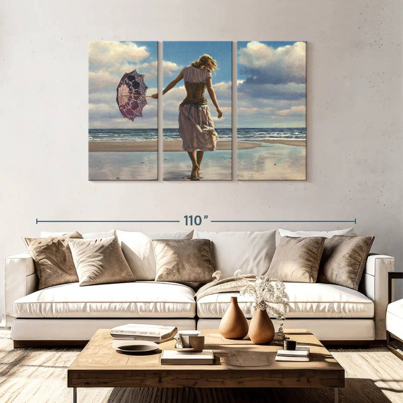 Leisha Walking On Broken Clouds, 48" H x 74" W