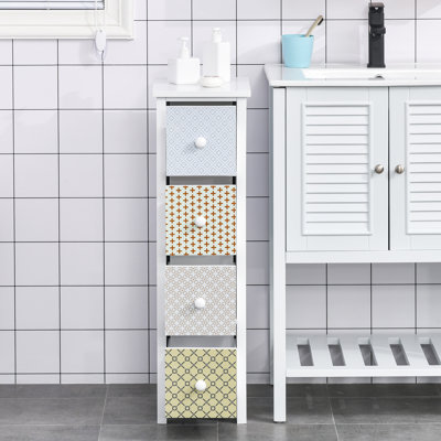 Mettler 25cm W 4 - Drawer Chest of Drawers