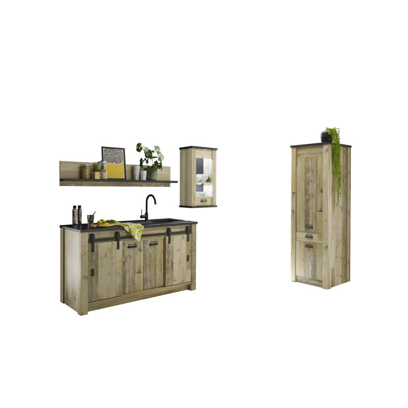 201cm Kitchen Pantry, Natural