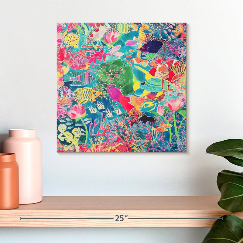 Brampt Underwater Rainbow, 16" H x 16" W