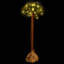 Slender Green Tropical Christmas Tree with Lights-160899562